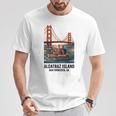 ヴィンテージ アルカトラズ島 サンフランシスコ ゴールデンゲート ベイエリア Tシャツ 面白い贈り物