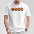 車の警告灯 面白いメカニック ハロウィン パンプキン オレンジ Tシャツ 面白い贈り物
