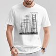 送電鉄塔 -Pylonphilia- Tシャツ 面白い贈り物