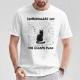 量子物理学教師シュレーディンガーの猫 脱出計画 Tシャツ 面白い贈り物