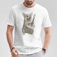 面白いtシャツ コーギー ギター イヌ メンズ 犬好き グッズ かわいい おもしろ 面白い 服 ネタ Tシャツ 面白い贈り物