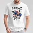 面白いドラッグレースカーnosスプレー Itend It Tシャツ 面白い贈り物