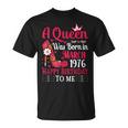 49歳の誕生日 ハイヒール A Queen Was Born In 3月 1976 Tシャツ