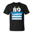 89 歳の誕生日番号 89 89 歳の誕生日番号 長袖tシャツ Tシャツ
