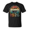 98歳 ヴィンテージ 1926年5月 98歳の誕生日 レトロ Tシャツ