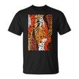 Africa アフリカ Animal Print Africa Is Calling Tシャツ