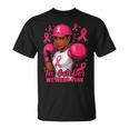 African American In October We Wear Pink Breast Cancer T-Shirt