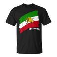 Bandera De Irán Con De León Camiseta unisex