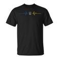 Bandera De Ucrania Tridente Ucraniano Estoy Con Ucrania Camiseta unisex
