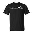 Beagle Heartbeat Ecg Beagle Dog Mum Tシャツ