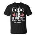 Cadeau 18 Ans Fille Maman Humour Fête D'anniversaire T-Shirt