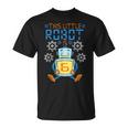 Camisa De Cumpleaños De Robot Para Niño 6º Robot Fiesta De Cumpleaños Camiseta unisex