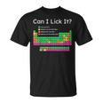 Can I Lick It 周期表 Tシャツ