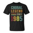 Choral Legend 1985 Singer 40 Years 40th Birthday Choir Tank Top T-Shirt