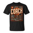 Coach Definition コーチtシャツ 男性用 面白いコーチ 長袖tシャツ Tシャツ