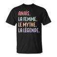 Copine Humour Cadeau Personnalisé Prénom Anaïs T-Shirt