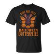 Creepy Cute Bat Halloween Butterfly With Pumpkins Fall T-Shirt Creepy Cute Bat Halloween Butterfly With Pumpkins Fall T-Shirt