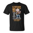 De 80 Cumpleaños Para Hombre Citas Divertidas Y Divertidas Camiseta unisex