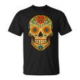Dia De Los Muertos Crâne Enucre T-Shirt