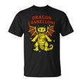 Dragon Cannelloni 面白いイタリアンブレインロットパスタスラングミーム Tシャツ
