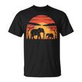 Elefante Estilo Retro Elefanteintage Hombres Es Niños Camiseta unisex