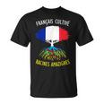 Français Cultivé Racines Algériennes Cadeau Kabyle Flag T-Shirt