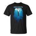 Freediving One Breath ダイビング Apnea オーシャンフリー ダイブシー 長袖tシャツ Tシャツ