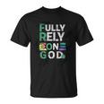 Frog Fully Rely On God 面白いレトロラブハートカエル愛好家 長袖tシャツ Tシャツ