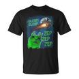 Gato Alienígena Divertido Glerp Glorp Camiseta unisex