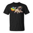 Graciosa Perro Doglover Perros Carlino Cachorro Mascota Pug Camiseta unisex