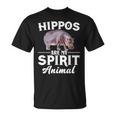 Hippos Are Mypirit アニマルシャツ – Hippos Lover Tシャツ