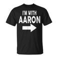 I'm With Aaron 名前 Aaron Tシャツ
