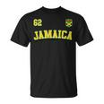 Jamaica 62 2024 年独立記念日ジャマイカ国旗ジャージ 長袖tシャツ Tシャツ