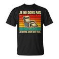 Je Ne Dors Pas Je Repose Juste Mes Yeux Homme Papa Drole T-Shirt