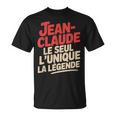 Jean Claude Homme Humour Idée Cadeau Humoristique Drôle T-Shirt
