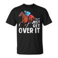 Just Get Over It 馬ショー ジャンピング乗馬 Tシャツ