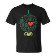 I Love Gmo ラウンドラインデザイン Tシャツ