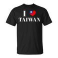 I Love Heart 台湾国旗 台湾 台湾 プライド Roc 台北 Tシャツ