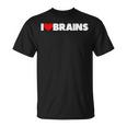 I Love ハート Brains Tシャツ