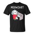Meowzart Pianista Pianista Amante De La Música Clásica Camiseta unisex