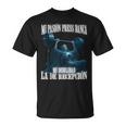 Mi Pasion El Press De Banca Mi Debilidad La De Recepción Camiseta unisex