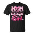 Mom Of The Birthday Girl Family Pink Bow Family Party T-Shirt Mom Of The Birthday Girl Family Pink Bow Family Party T-Shirt