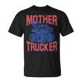 Mother Trucker Mom Of Boys Monster Truck Mom Mama Racing T-Shirt