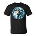 No Me Olvides De Flores Y Gato Calicó Camiseta unisex