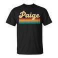 Paige Nombre Retrointage Camiseta unisex