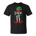 Papa Elf Familienoutfit Familie Partnerlook Weihnachten T-Shirt