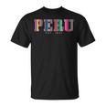Peru Est 1821 ペルー風 ルーツ プライド ビンテージ ペルー風 Tシャツ
