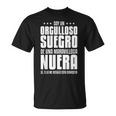 Preciosa Idea De Regalo De Nuera Para Unuegro Camiseta unisex