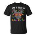 Proud Autism Pop Pop French Bulldog Dog Puzzle Glasses T-Shirt