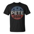 Retro Pete 2028 Pete Buttigieg Para Presidente 2028 Camiseta unisex